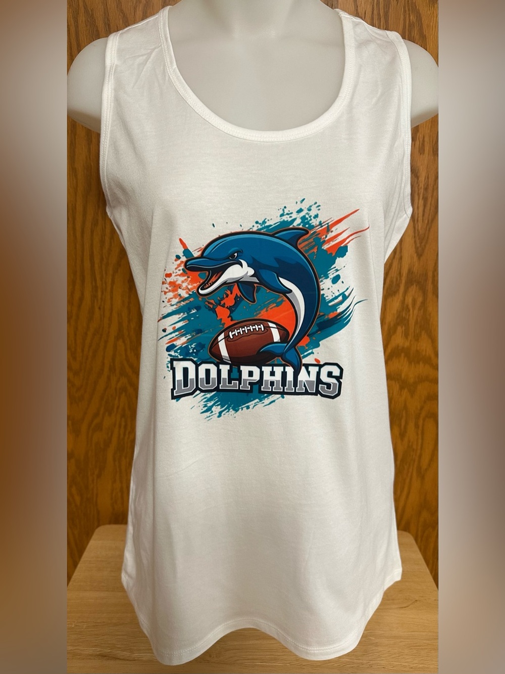 Miami Dolphins 🏈 Racer Back Tank Top - NIP